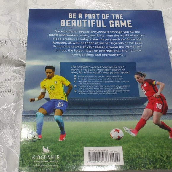 The KingFisher Soccer Encyclopedia Paperback - Picture 2 of 7